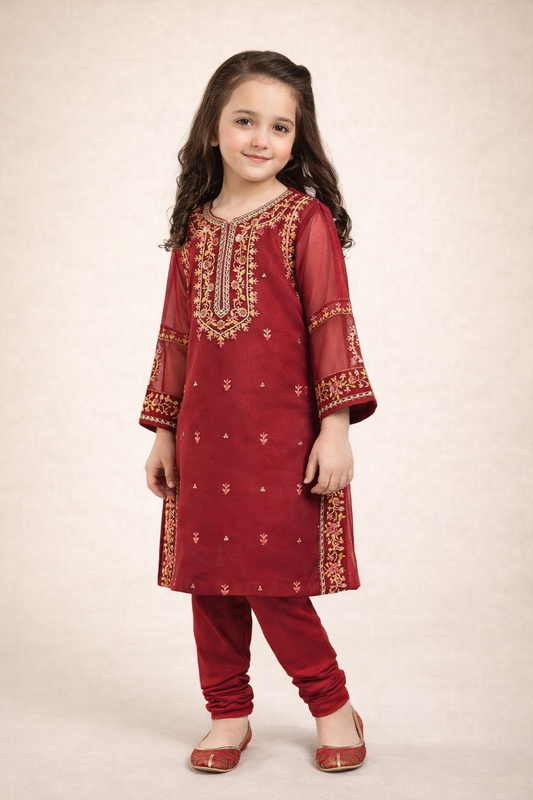 MARIA-B KIDS UNSTITCHED 2-PIECE