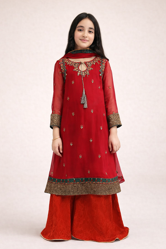 MARIA-B KIDS UNSTITCHED 2-PIECE